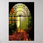 Türen des Herbstes Poster (Vorne)