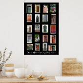 Türen des historischen St. Augustine, Florida Poster (Küche)