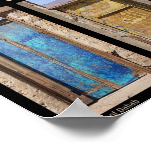 Türen in Dahab Poster (Ecke)