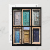 Türen in Dahab Postkarte (Vorne/Hinten)