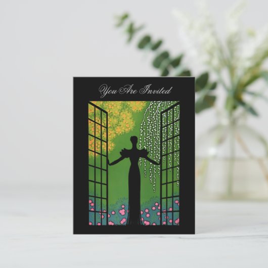 Türen öffnen ~ Einladungen (Stehend Vorderseite)