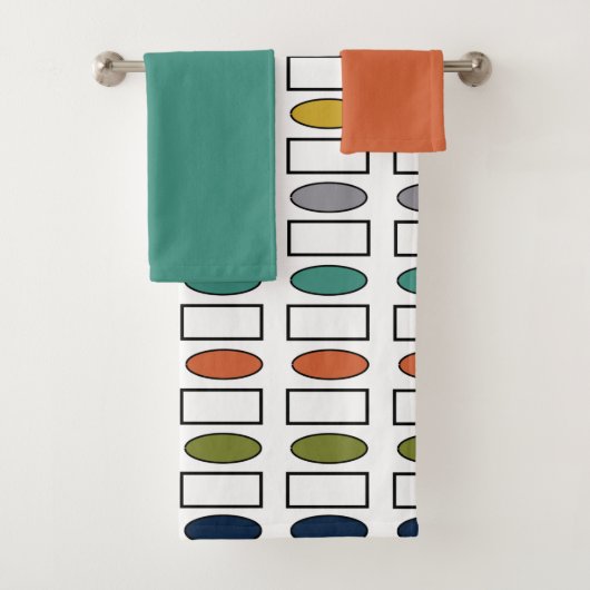 Türen und Rechtecke Badehandtuch Set (Insitu)