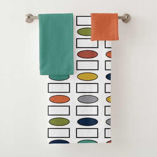 Türen und Rechtecke Badehandtuch Set (Insitu)