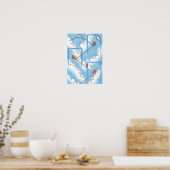 Türen und Treppen in der Luft. Poster (Küche)
