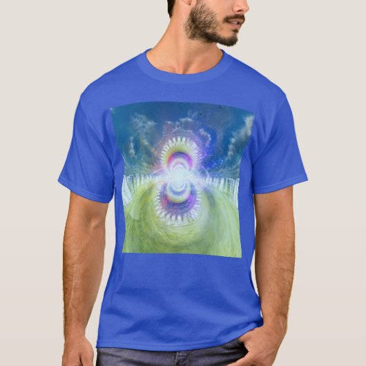 Türen zum Fraktal Dimension T-Shirt (Vorderseite)