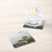 Turenne Dorf in Frankreich Rechteckiger Pappuntersetzer (Vor Ort)