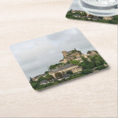 Turenne Dorf in Frankreich Rechteckiger Pappuntersetzer (angewinkelt)