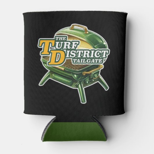 Turf District Tailgate Coozie Dosenkühler (Vorderseite)