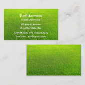 Turf Lawn Sod Farm Business Card Visitenkarte (Vorne/Hinten)