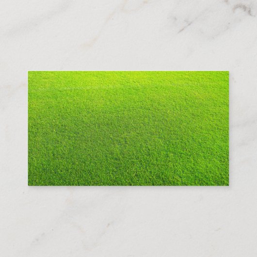 Turf Lawn Sod Farm Business Card Visitenkarte (Rückseite)