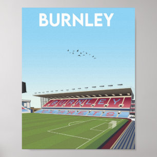 Turf Moor Illustration Design Poster
