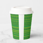 Turf Stripe Paper Cup - Schüren Sie Ihre Hektik Pappbecher (Links)