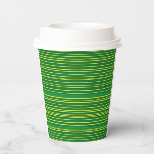 Turf Stripe Paper Cup - Schüren Sie Ihre Hektik Pappbecher (Rückseite)