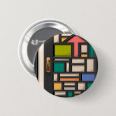 Türfarbglas Button (Vorne & Hinten)