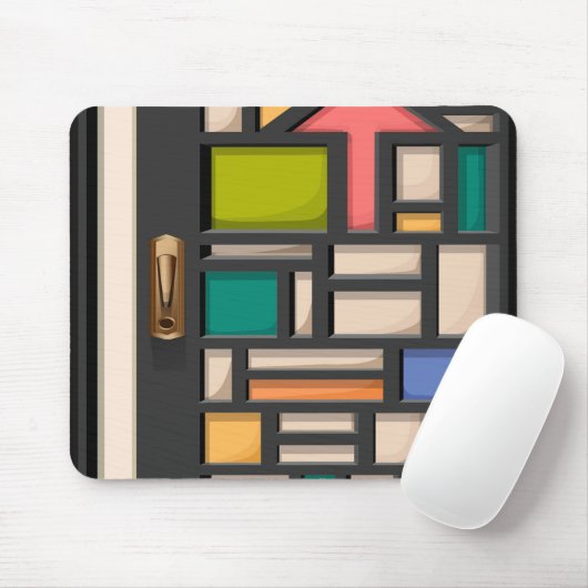 Türfarbglas Mousepad (Mit Mouse)