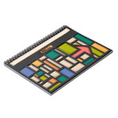 Türfarbglas Notizblock (Linke Seite)