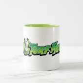 TurfMutt Logo-Tasse Zweifarbige Tasse (Mittel)