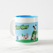TurfMutt Power-Tasse im Freien Zweifarbige Tasse (Vorderseite Links)