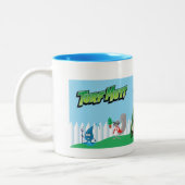 TurfMutt Power-Tasse im Freien Zweifarbige Tasse (Links)