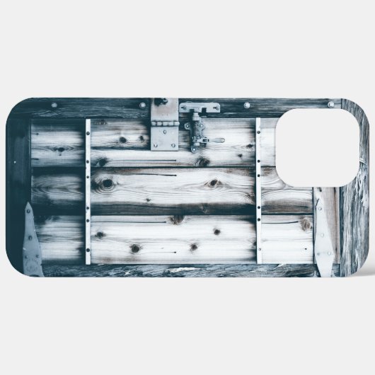 Türfotografie - Blau Case-Mate iPhone Hülle (Hinten (horizontal))