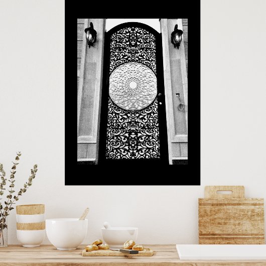 Türgestaltung Poster (Küche)