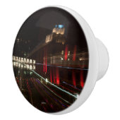 Türgriff, abstraktes Foto, Gebäude Keramikknauf (Rechts)