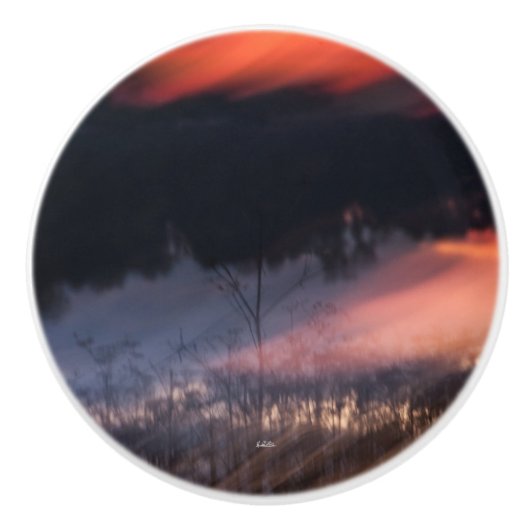 Türgriff, abstraktes Foto Keramikknauf (Vorderseite)