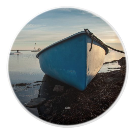 Türgriff, Foto einer Barke Keramikknauf (Vorderseite)