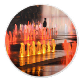 Türgriff, Foto, Mannesumriß Keramikknauf