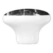 Türgriff, Foto schwarz und weiß Keramikknauf (Seitenansicht)