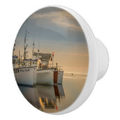 Türgriff, PhotoFischerboote Keramikknauf (Rechts)