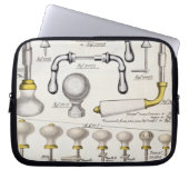 Türgriffe, von einem Geschäftskatalog inländischen Laptopschutzhülle (Vorderseite)