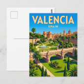 Turia-Gärten Spanien Postkarte (Vorne/Hinten)