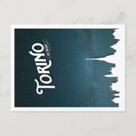 Turin bei Nacht - Postkarte