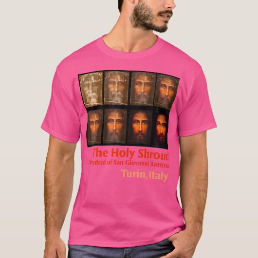 Turin, das heilige Gesicht der Jesus-Testphasen T-Shirt (Vorderseite)