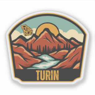 Turin, Georgia Aufkleber