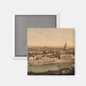 Turin I, Piemont, Italien Magnet (Vorderseite/Rückseite)