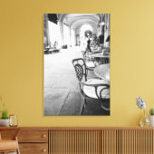 Turin Italien, Café und Archway Leinwanddruck (Insitu (Wohnzimmer))
