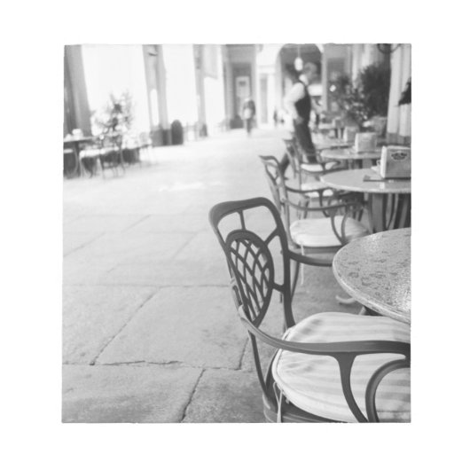 Turin Italien, Café und Archway Notizblock (Vorderseite)