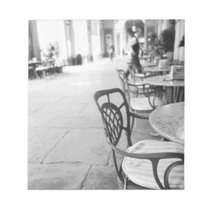 Turin Italien, Café und Torbogen Notizblock