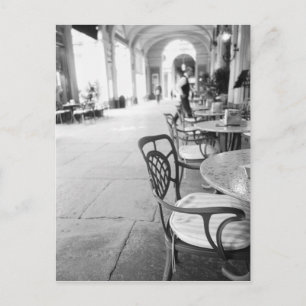 Turin Italien, Café und Torbogen Postkarte