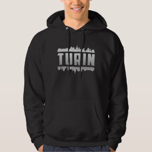 Turin Italien City Skyline Cityscape Funny Geschen Hoodie