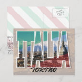 Turin, Italien Postkarte (Vorne/Hinten)