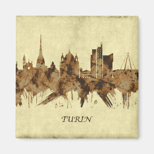 Turin Italien Stadtansicht Magnet