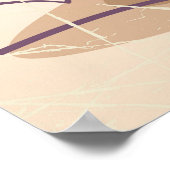 Turin Italien Vintager Cartoon Reiseplakat Poster (Ecke)