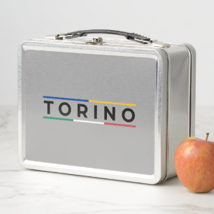 Turin Italienische & Sabauda Bänder - Minimalistis Metall Brotdose