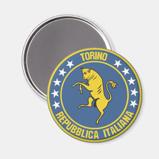 Turin Magnet (Vorderseite/Rückseite)