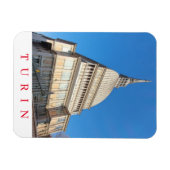 Turin Mole Antonelliana View Kühlschrankmagnet Magnet (Horizontal)