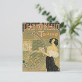 Turin Royal Opera House Postkarte (Stehend Vorderseite)