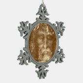 TURIN SCHNEEFLOCKEN Zinn-Ornament (Links)